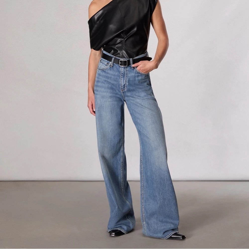 Rag & Bone Sofie Wide-Leg Jeans